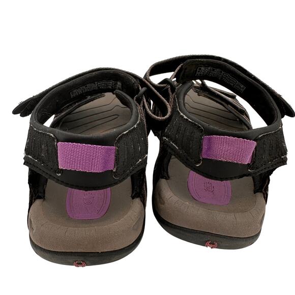 Teva Women's Tirra Black & Purple Sandals Size 7 - Picture 4 of 9